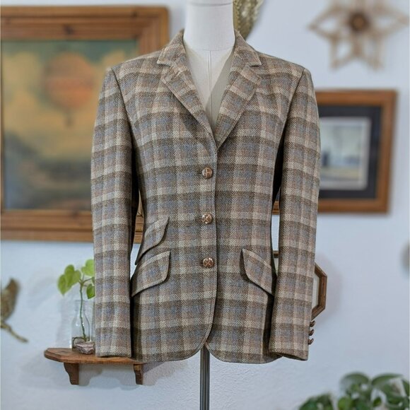 Pendleton Jackets & Blazers - Vintage 70s Pendleton Plaid Tweed Wool Blazer